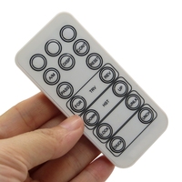 Control Remoto Universal de 86*40*7 MM, Tamaño Mini Tarjeta, 16 Teclas, Color Blanco, para Ventilador, Robot, etc.