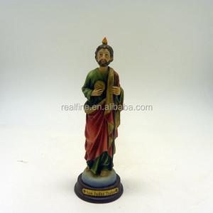 New Product Polyresin Catholic Religious Saint <strong>San</strong> <strong>Judas</strong> Tadeo Statues for Sale - Product Image 3
