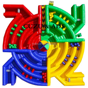 Pista <span class=keywords><strong>de</strong></span> Obstáculos Dizzy X Rodeo o Obstáculos Inflables Dizzy Meltdown o Juegos Gigantes Inflables Mecánicos Dizzy - Product Image 1