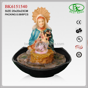 Jesús resina fuente de agua de interior - Product Image 6