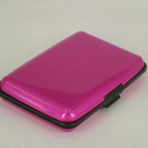 NEW Fashion Aluminum Surface Card Box <strong>Waterproof</strong> <strong>Wallet</strong> with ID Bank Bus Credit Card Holder - Product Image 6