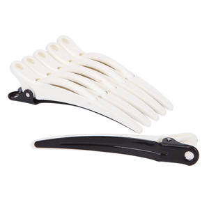 Horquillas para salón de peluquería profesional, plástico negro, pinza de cocodrilo, herramientas de estilismo para el cuidado del cabello, <span class=keywords><strong>LD</strong></span> - Product Image 4