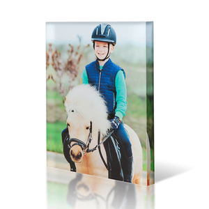 Best Quality Cheapest Price 20mm clear <strong>Printed</strong> Acrylic Photo Frame <strong>Block</strong> - Product Image 1