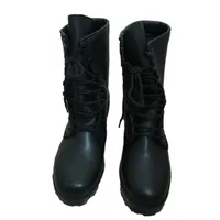 Used Military Camouflage Black Tactical Army Jungle Boots