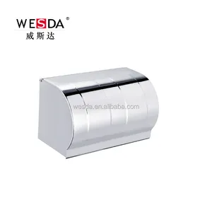 Wesda dinding mount aksesoris toilet dinding hotel dan restoran toilet pemegang kertas toilet dispenser