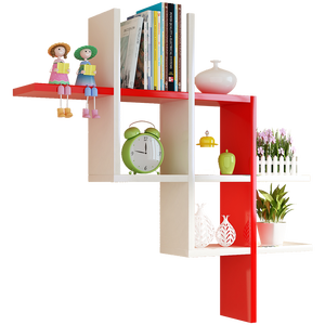 Estantería <span class=keywords><strong>de</strong></span> libros montada en la pared, muestra gratis, diseño para el hogar - Product Image 1