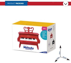 Simple clásico ABS caja <span class=keywords><strong>de</strong></span> color <span class=keywords><strong>piano</strong></span> eléctrico para niños con 25 llaves - Product Image 5