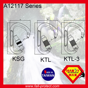 25KN Aluminum Screw Lock Mountain Climbing Carabiner - Product Image 6