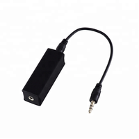 Isolator Loop Ground Filter Kebisingan Audio Aux 3.5mm Menghilangkan Kebisingan Listrik Mobil untuk Amplifier Speaker