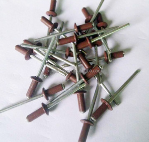 AS4010C kiraz rengi 4*10mm alüminyum/çelik kör perçinler