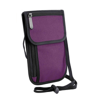 Dompet Leher Perjalanan Khusus, Dompet Paspor Tersembunyi, Dompet Leher Anti-RFID