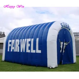 Hot selling inflatable sport tunnel inflatable football helmet tunnel inflatable entrance tunnel