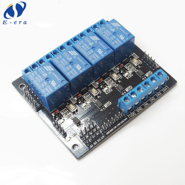 Original Manufacturer Wholesale Price Pcb Module 3v 5v 12 24vdc 4 Channel Electronic Relay Control Board