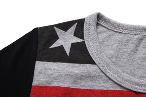 Orgaic Coton Unisexe Enfants T-shirts Casual Juillet 4ème Patriotique Enfants T-shirt - Product Image 3
