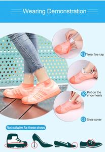 UNE Chaussures Housse De Pluie Étanche Protecteurs De Chaussures Imperméable <span class=keywords><strong>Réutilisable</strong></span> Chaussures Couvre Les Couvre-chaussures - Product Image 5