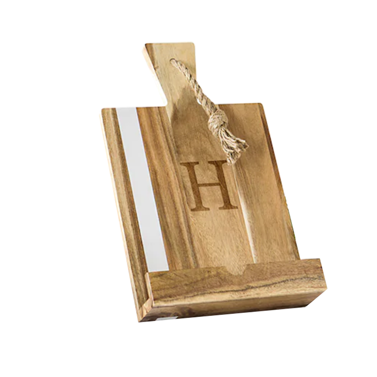 Прямая поставка с завода, роскошный новый тренд Acaica, деревянная Мраморная Подставка для планшета