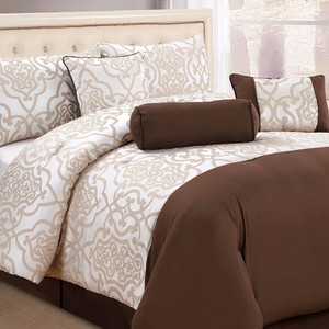 Siêu Vua Kích Thước 100% Polyester <span class=keywords><strong>Comforter</strong></span> Thiết Lập Phong Cách Cổ Điển Dệt Bộ Đồ Giường 7 Mảnh Thiết Lập - Product Image 4