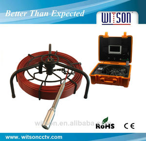 Witson 60m 40mm cable de auto- nivelación de la cámara de serpiente para la pipa 7 pulgadas el monitor lcd dvr controlador - Product Image 1