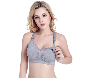 Reggiseno da <span class=keywords><strong>allattamento</strong></span> per maternità <span class=keywords><strong>allattamento</strong></span> al seno gravidanza senza filo da infermiera reggiseni Push up biancheria <span class=keywords><strong>intima</strong></span> incinta più taglia per le donne - Product Image 4