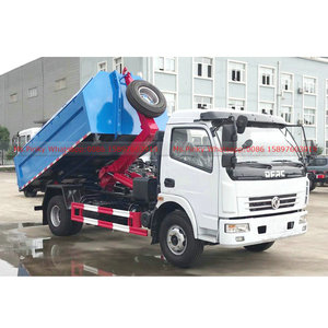 Poubelle à rouleau de 5 tonnes pour voiture, 6 mètres cubes, livraison directe depuis l'usine, bac à ordures, suspension automatique - Product Image 3