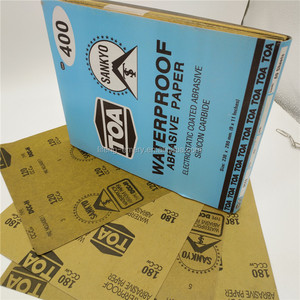 กระดาษทรายซิลิคอนคาร์ไบด์กันน้ำของไทย <span class=keywords><strong>TOA</strong></span> จากโรงงานจีน - Product Image 5