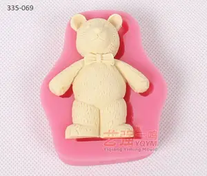 Форма для медведя Тедди, силиконовая форма для медведя Тедди, форма для медведя Тедди, торт с мастикой