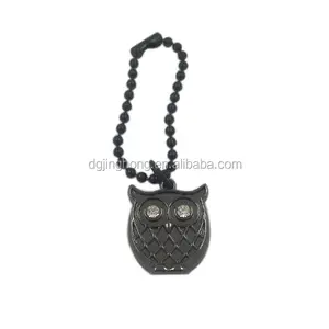 With crystal design lovely metal owl key chain