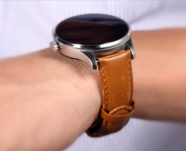 Lemons K88H Smart Watch 1.22 Inch IPS Round Screen Support Heart Rate Monitor Bluetooth SmartWatch for Android Phone