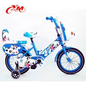 Bicicleta bonita de dibujos animados para niños, modelo nuevo de bicicleta de 12 pulgadas, bici popular de cuatro ruedas para niños en Tailandia