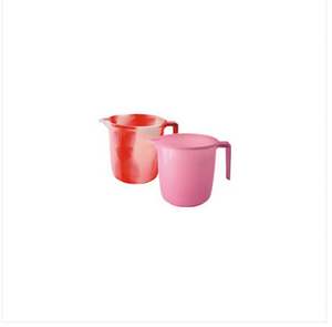 Dynasty K1322 Essential <b>Plastic</b> Bathroom <b>Mugs</b> Set with Modern Toothbrush Holder - Product Image 2
