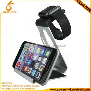 Latest product for <span class=keywords><strong>Apple</strong></span> <span class=keywords><strong>Watch</strong></span> stand, Holder bracket docking holder charger for both - Product Image 2