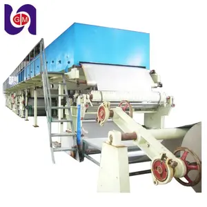 automatic waste paper recycling machine white office a4 copy paper news printing paper making machine prices