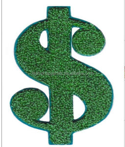 Mát Lớn Chenille Ký Hiệu Đô La Biểu Tượng Áo Vá - Product Image 3