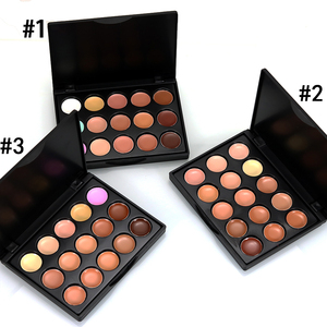 OEM Private Logo Mini Foundation Corrector Paleta 15 colores mate para sombra de ojos Tipo de polvo - Product Image 4