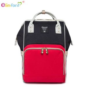 Elinfant bébé produits <span class=keywords><strong>de</strong></span> bonne qualité mode grande capacité bébé <span class=keywords><strong>sac</strong></span> à langer <span class=keywords><strong>sac</strong></span> momie - Product Image 1
