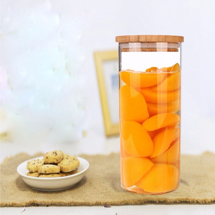 Glassware Food Storage Custom Size Glass Jar  Top Food Jar With Clip Lid