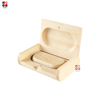 Memoria USB con Logotipo Personalizado Grabado en Madera, 64 GB, 2 TB, Unidad Flash USB, Muestra Gratuita de Fábrica