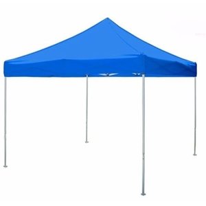 Tenda Lipat Aluminium Superior Gazebo Mudah Dipasang Kanopi Tenda dengan Kain Oxford Hitam