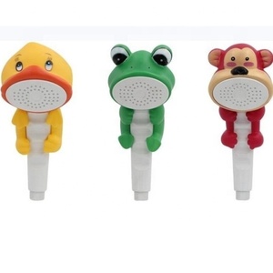 Buse de pommeau de douche à main animaux mignons, tête de filtre de douche à succion aspersée murale - Product Image 1