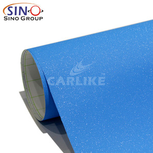 Car sino etiqueta engomada decorativa del coche WRAP Silver Glitter película del vinilo rollo de papel - Product Image 5
