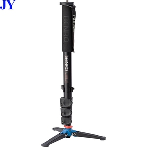 Benro Aluminum S4 Series A38FD Flip-lock3-way Camera Selfie Stick Monopod with Stand - Product Image 1