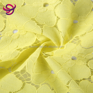 <span class=keywords><strong>Top</strong></span> quality new fashion bella coreano giallo <span class=keywords><strong>tulle</strong></span> tessuto di pizzo - Product Image 1
