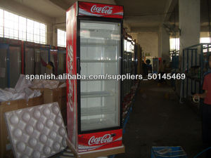 refrigerador vertical, escaparate, refrigerador de visi, nevera, refrigerador, enfriador de bebidas, una sola puerta 350L - Product Image 3