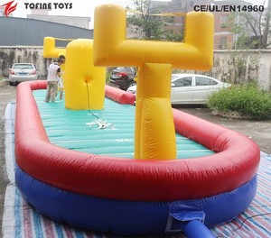 Défi de tir à l'arc gonflable sportif Tug-n-dunkn <span class=keywords><strong>Football</strong></span> Tug of War - Product Image 2