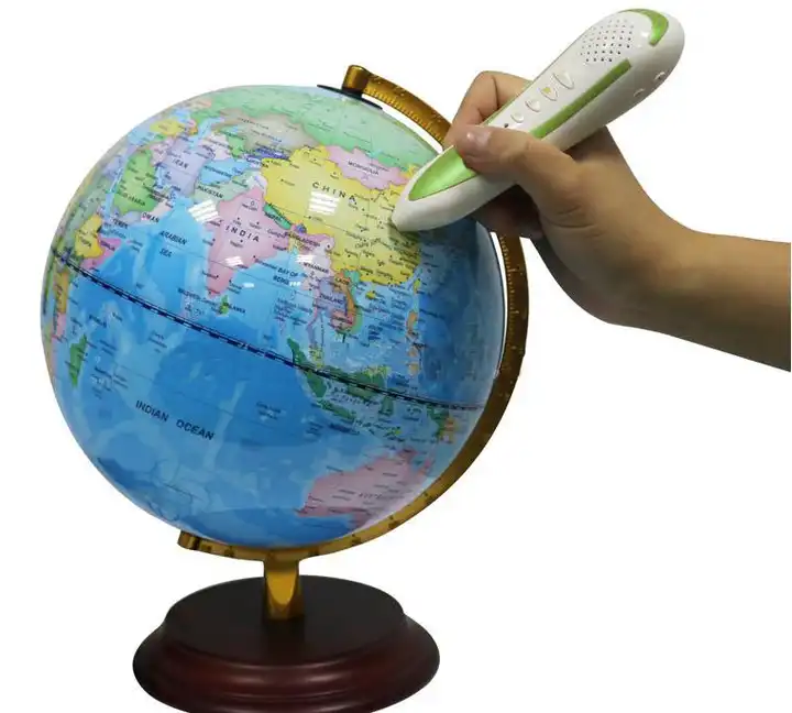 Little Experimenter Talking Globe - Interactive Globe for Kids Learning  with Smart Pen - Educational World Globe for Children with Interactive Maps  –