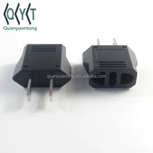 Ons China Europese Eu Plug Adapter Naar Usa Canada 9121-1 Japan Zwitserse Socket Eu Au Naar Ons Adapter twee Platte Pinnen Amerikaanse Plug