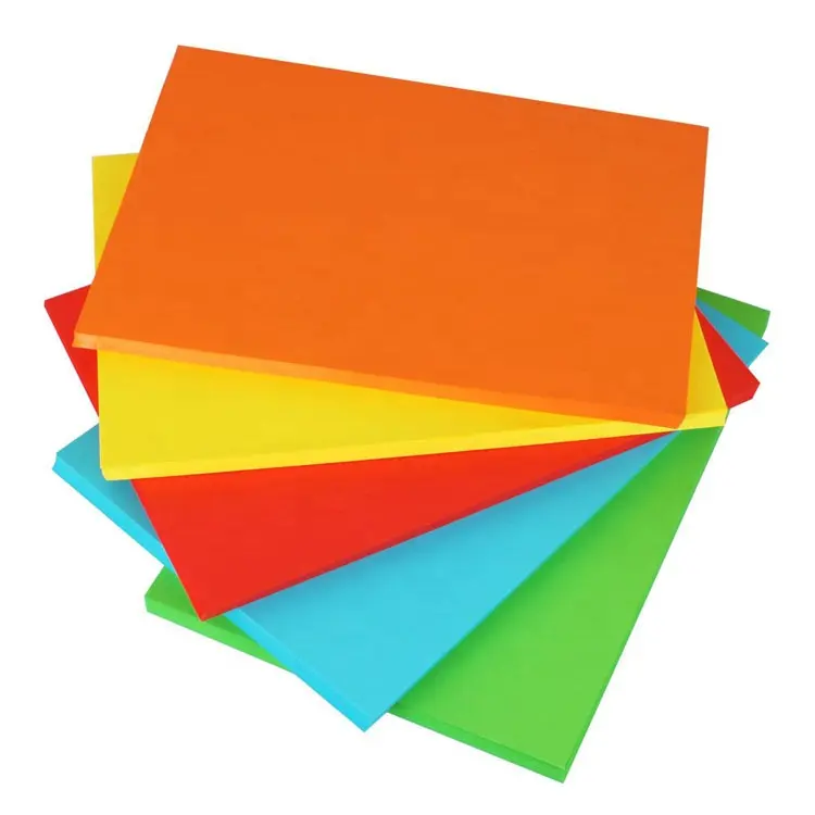 80gsm Color Bristol Board, A4 Size China Color Paper for DIY Crafts, OEM Multiple Colour Folder Board Manila Cardboard