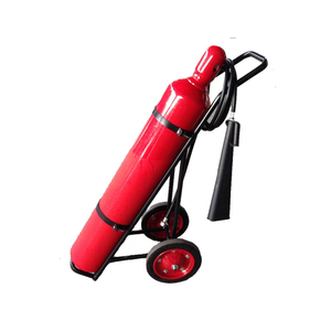 طفاية حريق ثاني أكسيد الكربون محمولة على عربة بوزن 25 كجم - Product Image 1