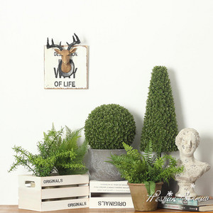 Hoge simulatie mooie tafel decoratie Kunstmatige topiary buxus gras bal bonsai in beste prijs