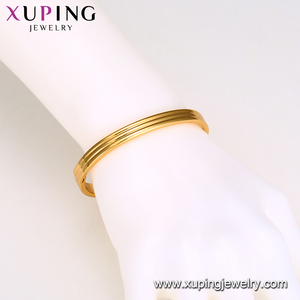 <span class=keywords><strong>Xuping</strong></span> 2019 offerta speciale di modo di 6 millimetri d'oro Indiano del braccialetto, semplice ed elegante design arabia saudita braccialetti dei monili - Product Image 6